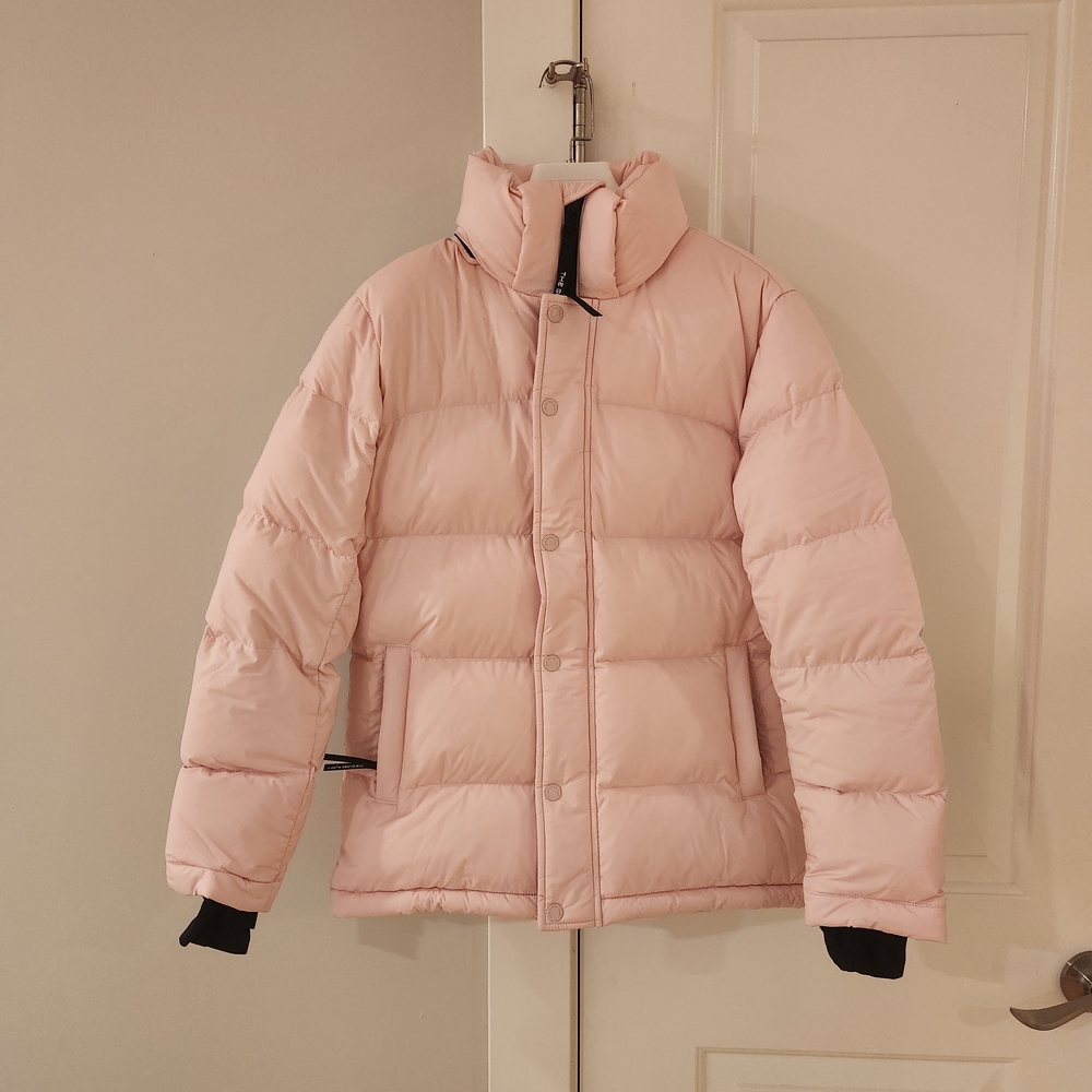 Aritzia Super Puff Mid Length Chalk Pink XXS NWOT